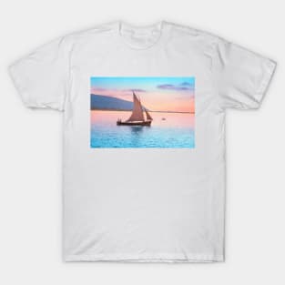 Sailing The Mediterranean Coast 1950s T-Shirt